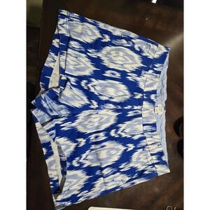 Crown And Ivey womens Size 14 blue and white shorts